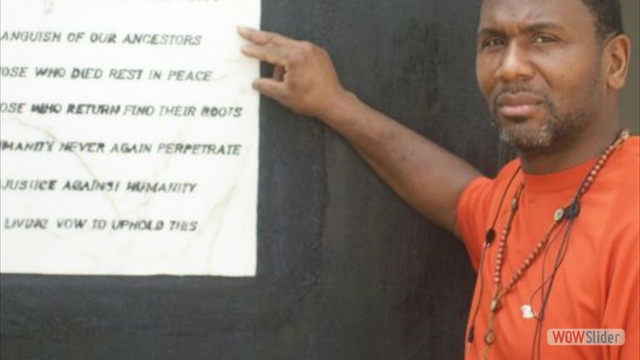 Board Members at Elmina Slave Castle - We have returned home to empower our people!